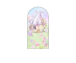 Painel Romano Veste Fácil 1,00x2,00 - Jardim das Fadas Aquarela 011