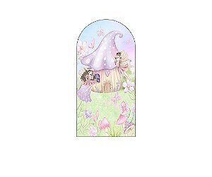 Painel Romano Veste Fácil 1,00x2,00 - Bosque das Fadas Aquarela 013