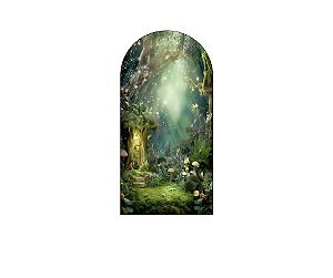 Painel Romano Veste Fácil 1,00x2,00 - Jardim Encantado com Flores 019