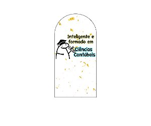 Painel Romano Veste Fácil 1,00x2,00 - Flork Formatura Ciências Contabéis 019
