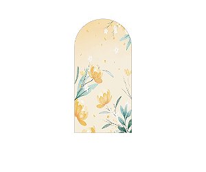 Painel Romano Veste Fácil 1,00x2,00 - Flores Amarelas 067