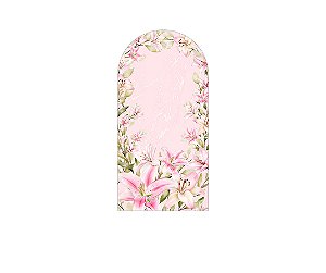 Painel Romano Veste Fácil 1,00x2,00 - Flores Lírios Rosas 132