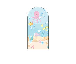 Painel De Festa Romano 1,00x2,00- Fundo do Mar Desenho 021