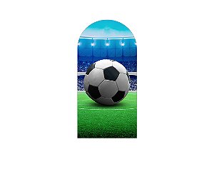 Painel De Festa Romano 1,00x2,00- Estádio e Bola de Futebol 006