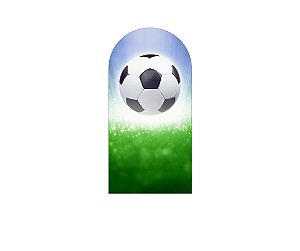 Painel De Festa Romano 1,00x2,00- Bola de Futebol Efeito Iluminado 008
