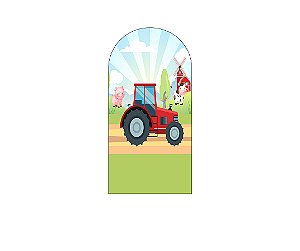 Painel De Festa Romano 1,00x2,00- Fazendinha Trator 063