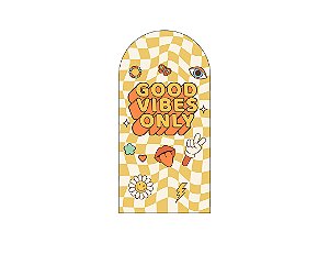 Painel Romano Veste Fácil 1,00x2,00 - Good Vibes Only 017
