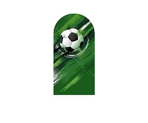Painel Romano Veste Fácil 1,00x2,00 - Futebol Tons de Verde com Bola 022