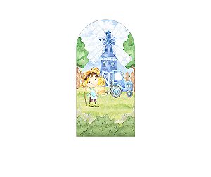 Painel Romano Veste Fácil 1,00x2,00 - Fazendinha Caminhão Azul 005