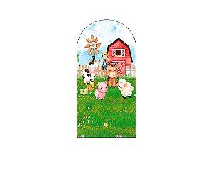 Painel Romano Veste Fácil 1,00x2,00 - Fazendinha Cute 011