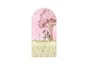 Painel Romano Veste Fácil 1,00x2,00 - Fazendinha Rosa Delicada 017