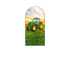 Painel Romano Veste Fácil 1,00x2,00 - Fazenda Trator Verde 036