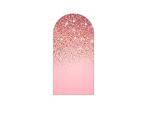 Painel Romano Veste Fácil 1,00x2,00 - Efeito Glitter Rosa 002