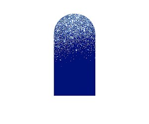 Painel Romano Veste Fácil 1,00x2,00 - Efeito Glitter Azul 022
