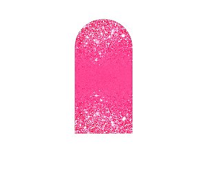 Painel Romano Veste Fácil 1,00x2,00 - Efeito Glitter Pink Brilhante 051
