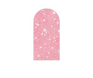 Painel Romano Veste Fácil 1,00x2,00 - Efeito Glitter Rosa Seco 066