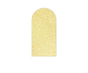 Painel Romano Veste Fácil 1,00x2,00 - Efeito Glitter Amarelo Claro 078