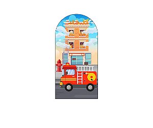 Painel Romano Veste Fácil 1,00x2,00 - Caminhão de Bombeiro 008