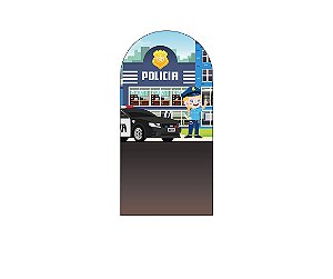 Painel Romano Veste Fácil 1,00x2,00 - Menina Policial 014