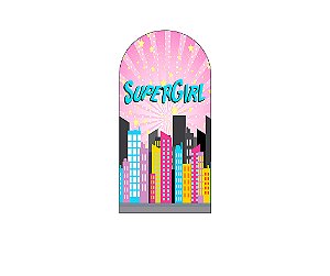 Painel Romano Veste Fácil 1,00x2,00 - SuperGirl HQ Cute Rosa 022