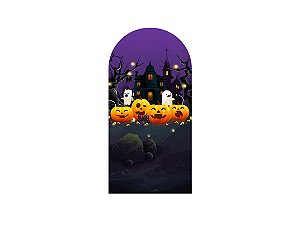 Painel Romano Veste Fácil 1,00x2,00 - Halloween Abóboras e Fantasmas 010