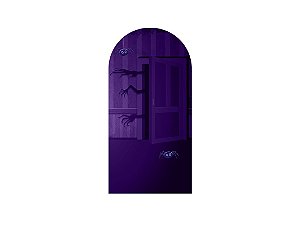 Painel Romano Veste Fácil 1,00x2,00 - Halloween Roxo 017