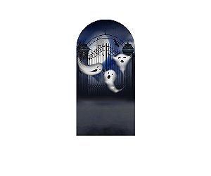 Painel Romano Veste Fácil 1,00x2,00 - Halloween Cemitério Assombrado 026