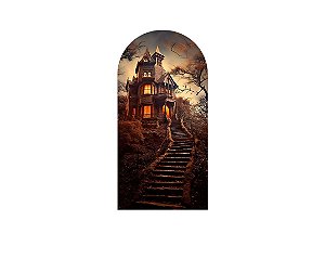 Painel Romano Veste Fácil 1,00x2,00 - Halloween Castelo Misterioso 037