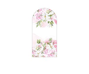 Painel Romano Veste Fácil 1,00x2,00 - Flores Rosa Aquarela 155