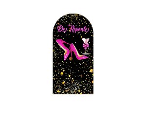 Painel Romano Veste Fácil 1,00x2,00 -  De Repente Glitter Pink 163