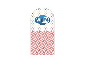 Painel Romano Veste Fácil 1,00x2,00 - Wi-Fé Conectados com Deus 009