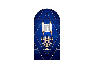 Painel Romano Veste Fácil 1,00x2,00 - Bar Mitzvá Azul Marinho 057