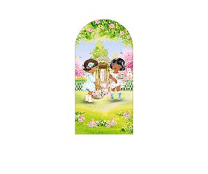 Painel Romano Veste Fácil 1,00x2,00 - Jardim de Bonecas 045
