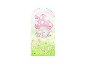 Painel Romano Veste Fácil 1,00x2,00 - Jardim de Cogumelos Cute 064
