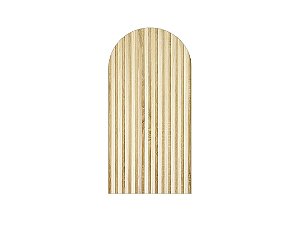 Painel Romano Veste Fácil 1,00x2,00 -  Efeito Ripas de Madeira Bege Claro 006