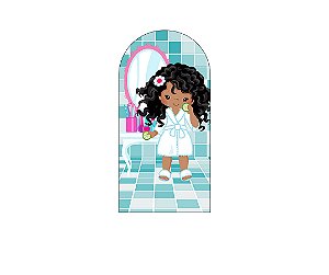 Painel Romano Veste Fácil 1,00x2,00 - Menina Cute Dia de Spa 006