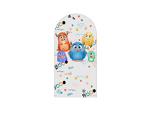 Painel Romano Veste Fácil 1,00x2,00 - Monstrinhos Festeiros Cute 002