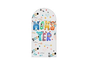 Painel Romano Veste Fácil 1,00x2,00 - Monstrinhos Festeiros 003