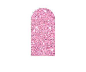 Painel De Festa Romano 1,00x2,00- Efeito Glitter Rosa Médio 067