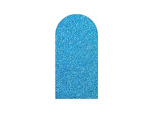 Painel De Festa Romano 1,00x2,00- Efeito Glitter Azul Médio 082