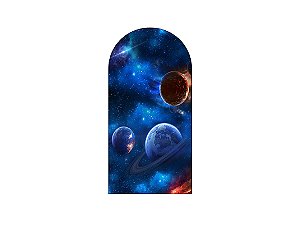 Painel De Festa Romano 1,00x2,00- Galáxia com Planetas 005