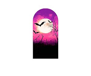 Painel De Festa Romano 1,00x2,00- Noite de Halloween Morcegos 008