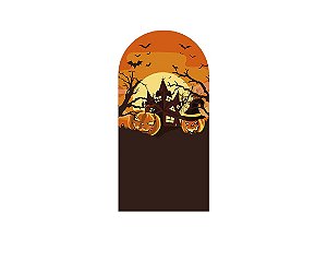 Painel De Festa Romano 1,00x2,00- Halloween Abóboras 013