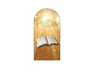 Painel De Festa Romano 1,00x2,00- Pastor Bíblia Efeito Brilhos Dourados 051