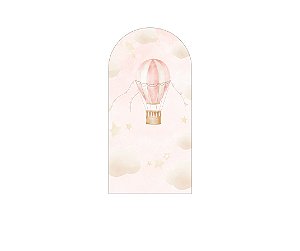 Painel De Festa Romano 1,00x2,00- Balão Cute Rosa 007