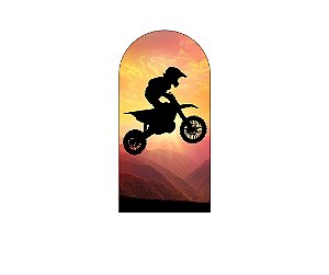 Painel De Festa Romano 1,00x2,00- Motocross Pôr do Sol 001