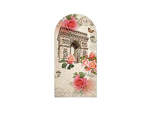 Painel De Festa Romano 1,00x2,00- Paris Vintage 005