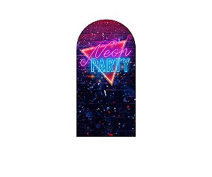 Painel De Festa Romano 1,00x2,00- Neon Party Colorido 018