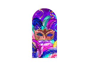 Painel De Festa Romano 1,00x2,00- Máscaras de Carnaval Colorido 019