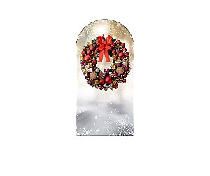 Painel De Festa Romano 1,00x2,00- Guirlanda de Natal 004